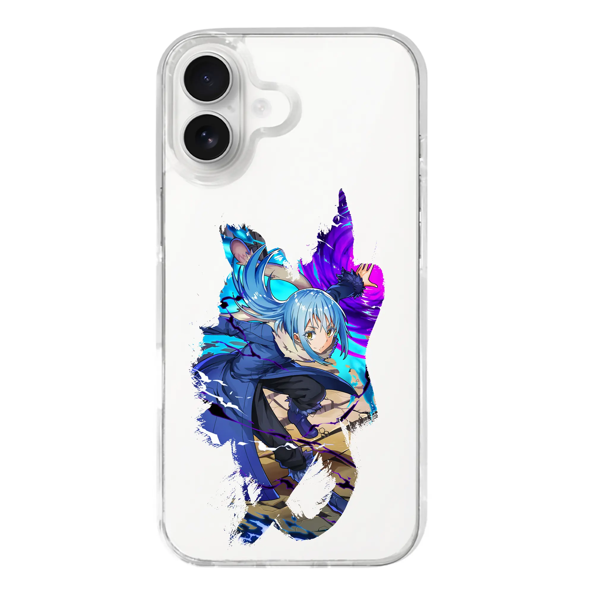 転生したらスライムだった件 グッズ,リムル・テンペスト - iPhone 17シリーズ 透明スマホケース – 薄型・耐衝撃・精密フィット保護カバー